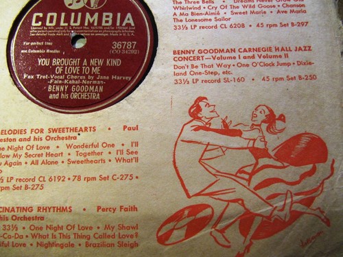 Benny goodman you brought a - you,
