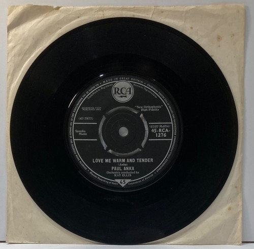 Paul anka love - warm, and
